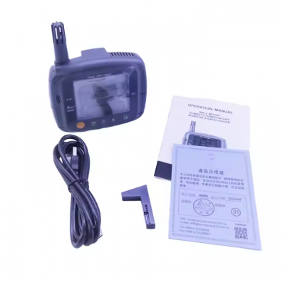 musktool-AZ88081 Wall-mounted Large LCD Temperature & Humidity USB Data Logger Temp. & RH% Monitor Record