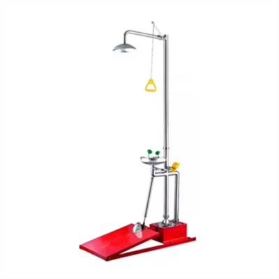 Musktool-EW190 Vertical Laboratory Stainless Steel Combined Emergency Eye Washer and Safety Shower