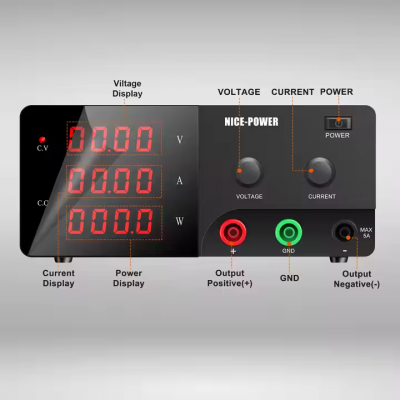 Musktoo-NICE-POWER 15V 30V 60V 100V 5A 10A 20A 30A 60A DC Variable Switching Regulator Power Supply Plating Laboratory