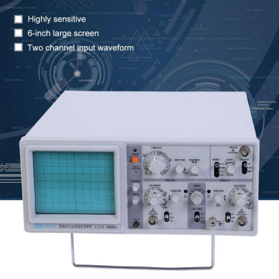 MusktooLW L-5040 40MHZ Laboratory Double Channel Analog Oscilloscope Portable Oscilloscope