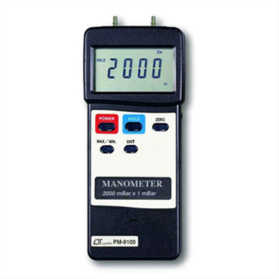 Musktool-Lutron PM-9100 2000 mbar, Dual & differential input MANOMETER
