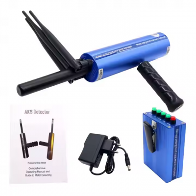Mustool-AKS 25M Handheld Industrial Metal Detector Long Range Gold Gems Diamond Finder with Three Antennas