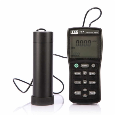 Musktool-Luminance Meter TES-137 Dual Display 4-digit LCD Lux Meter TES137 Light Meter Lightness Tester Screen Brightness Meter