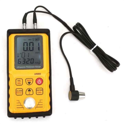 Musktool-AR860 Smart Sensor Digital Ultrasonic Thickness Gauge Tester Meter 1.00 to 300.00mm Steel Sound Velocity 1000 to 9999m/s
