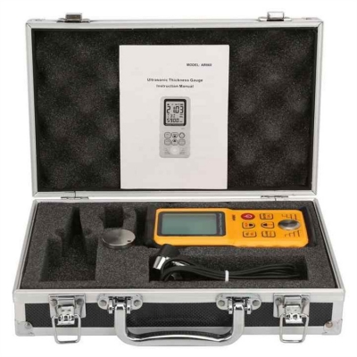 Musktool-AR860 Smart Sensor Digital Ultrasonic Thickness Gauge Tester Meter 1.00 to 300.00mm Steel Sound Velocity 1000 to 9999m/s