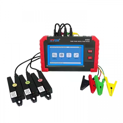Musktool-ETCR4400 Automatic Measurement Possible Colorful Touch Screen 3-Phase Phase Voltammeter