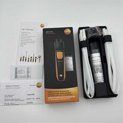 Musktool-Compact Testo 510i Differential Pressure Measuring Meter, Smart Design Handy Type Digital Pressure Meter