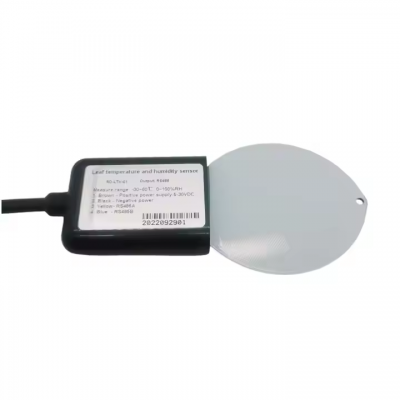 Musktool-RS485 Digital Output Leaf Humidity Temperature Modbus Leaves Surface Moisture Test Leaf Wetness Sensor Price for Agriculture