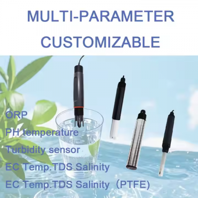 Musktool-RS485 Digital Water Quality Monitoring Fish Shrimp Farming Agriculture 4-20mA Online pH Meter With pH Sensor for Aquaculture