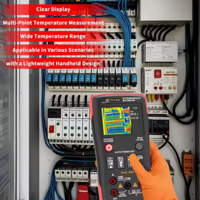 Musktool-ZT-R01 Portable HD Infrared Thermal Imager and Digital Multimeter 2-in-1 Push-Button Oscilloscope for Electricians