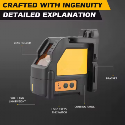 Musktool-DW088CG Beam Cross Line Laser Level High Precision Vertical Horizontal Dotting Instrument Rotary Laser Levels