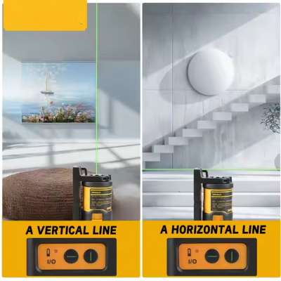 Musktool-DW088CG Beam Cross Line Laser Level High Precision Vertical Horizontal Dotting Instrument Rotary Laser Levels