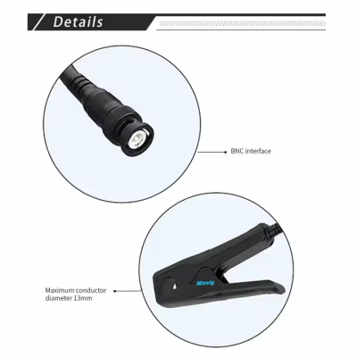 Musktool_CP2100A CP2100B Digital Oscilloscope AC DC Circuit Tester with Power Probe and 800KHz/2.5MHz Oscilloscope Probes Set