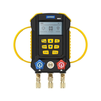 Musktool-AUTOOL LM160 Low Pressure R410 R1150 R123 R1233zd R1234yf R124 R125 R142b R161 Digital Manifold Refrigeration Tools Gauges