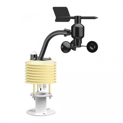 Musktool-CE RS485 Output Air Temperature Humidity Gas Wind Speed And Direction Sensor All In One Compact Weather Station For Industrial