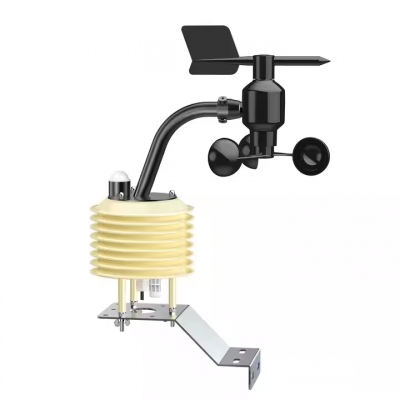 Musktool-CE RS485 Output Air Temperature Humidity Gas Wind Speed And Direction Sensor All In One Compact Weather Station For Industrial