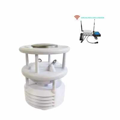 Musktool-CE RS485 LORA LORAWAN WIFI 4G GPRS High Precise Compact Professional Integrated Weather Station for Environmental Monitoring