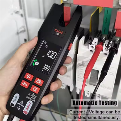 Musktool-Professional Digital Clamp Multimeter U6 600A AC/DC Voltage Resistance Capacitance Diode Tester Electronic Measuring Instrument