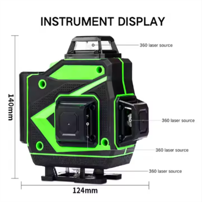 Musktool-4D16 Professional Self-Leveling Green Laser Level 360 De