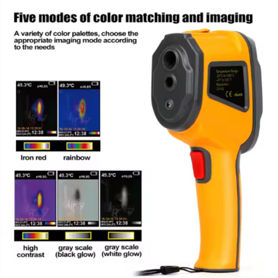 Musktool-HT-02D Thermal Camera 2.4 Inch High-Resolution Color Screen Infrared Imager with Full Viewing Angle for Industrial Use