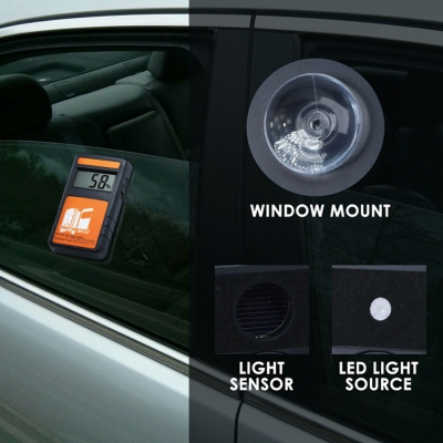 Musktool-New Digital Window Tint Meter 0-100% Light Transmission Transmittance Tester 4000 Continuous Measurement for Car Window Vehicle