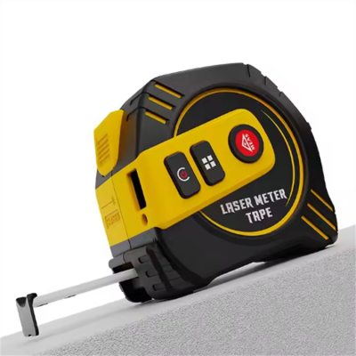 Musktool-T2-3 in 1 Laser Tape Measure Factory Direct Electric Laser Measuring Tape 40m/60m/80m Meter Feet and Inch