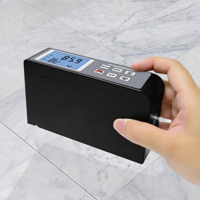 Musktool-High Accuracy Surface Coating Gloss Meter 20 60 85 Auto Calibration Backlit Display 256 Data Storage Floor Plastic