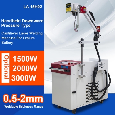 Musktool- LA-15H02 cantilever laser welding machine for lithium battery handheld downward pressure lithium battery welding