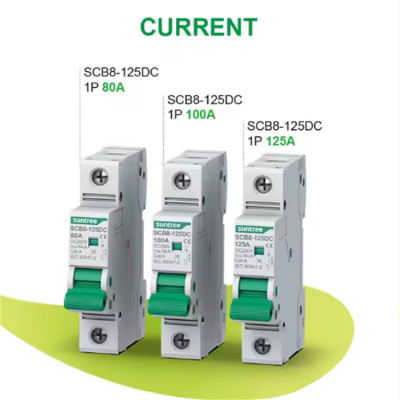 Musktool-SCB8-125DC-50/60hz c Curve Mini Double Pole Mcb 125a 63 Amp Dc Mcb 2p 32a Circuit Protector Breakers