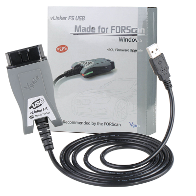 Musktool-Original Vgate VLinker FS USB ELM327 for Ford FORScan HS/MS-CAN ELM 327 OBD2 Car Diagnostic Scanner Interface OBDII for Mazda