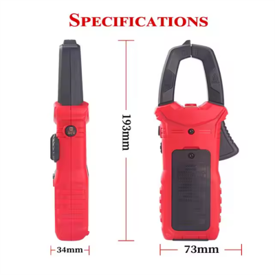 Musktool-Habotest HT206A True RMS Ammeter Budget Electrical Ampere Tester AC Amp 600A Current Multimeter Digital Clamp Meters
