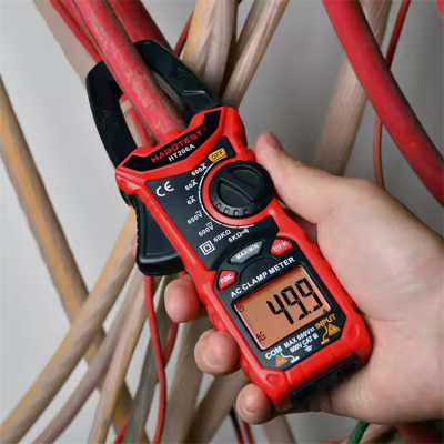 Musktool-Habotest HT206A True RMS Ammeter Budget Electrical Ampere Tester AC Amp 600A Current Multimeter Digital Clamp Meters