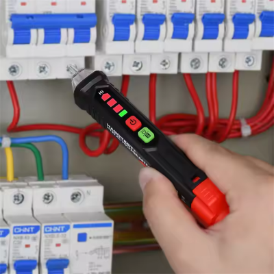 Musktool-HABOTEST HT90 50/60Hz Non Contact Electrical AC 12V to 1000V Tester Pen Voltage Detector Noncontact Electric Shock Checker
