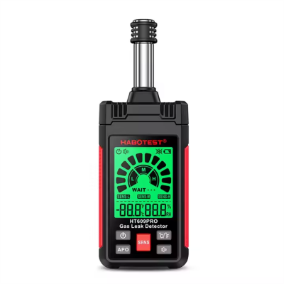 Musktool-Habotest HT609 Gas Leak Detector Temperature and Humidity Meter Gas Leak Check Carbon Monoxide and Natural Gas Detector