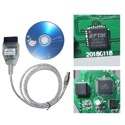 Musktool-ACD023-K+CAN K+DCAN BYOBDII Obd Car Diagnostic Machine Scanner Cable for BMW