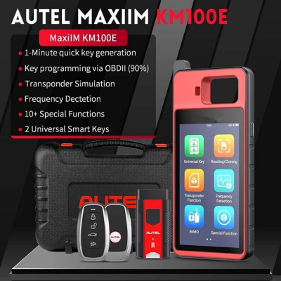 Musktool-2023 Autel MaxiIM KM100E Car Key Programming Tools Transponder Car Device Machine Diagnostic Scanner