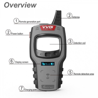 Musktool-100% Original Xhorse VVDI Mini Key Tool Remote Key Programmer Support IOS and Android Global Version Easy to Use