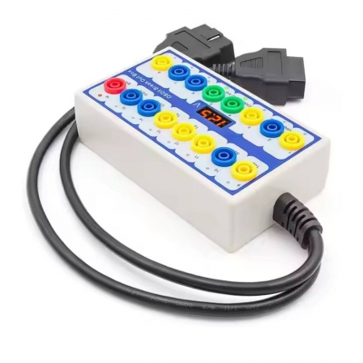Musktool-Protocol Detector Break Out Box 16pin OBDII Breakout Box ECU Diagnostic Tool for Universal Cars