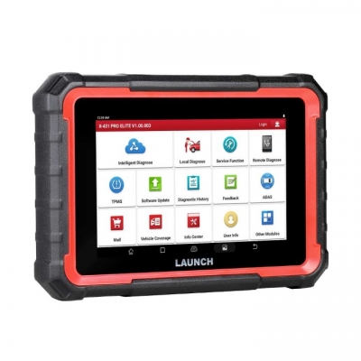 Musktool-New Launch X431 PRO ELITE Auto Full System Car Diagnostic Tools CAN FD DOIP Active Tester OBD2 Scanner
