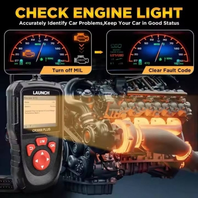Musktool-LAUNCH CR3008 OBD2 X431 Automotive Scanner Plastic OBD 2 OBDII Code Reader Free Update Car Diagnostic Tool Equipped NT301 KW680