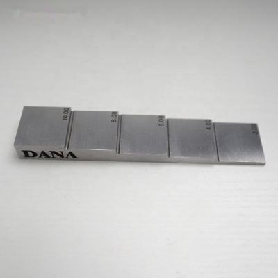 Musktool-DANA 5 Steps Ultrasonic Thickness Gauge Calibration Block 2mm 4mm 6mm 8mm 10mm 20# Carbon Steel 1018 Steel Ndt NDT Ndt