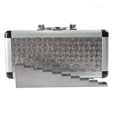 Musktool-DANA 10 Steps Ultrasonic Calibration Block for UT Ultrasonic Thickness Measurement 56710 Steps Carbon Steel Stainless Steel