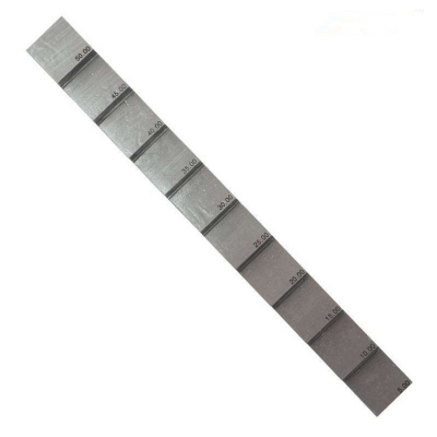 Musktool-DANA 10 Steps Ultrasonic Calibration Block for UT Ultrasonic Thickness Measurement 56710 Steps Carbon Steel Stainless Steel