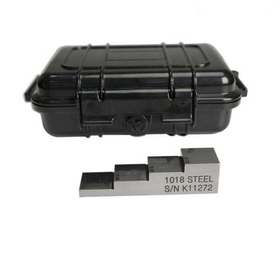 Musktool-DANA 4 Steps Ultrasonic Calibration Block 56710 Steps Carbon Steel Stainless Steel for UT Ultrasonic Thickness Measurement