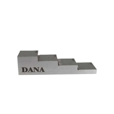 Musktool-DANA 4 Steps Ultrasonic Calibration Block 56710 Steps Carbon Steel Stainless Steel for UT Ultrasonic Thickness Measurement