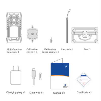 Musktool-BH-4S-Portable H2S CO CO2 CH4 NH3 Ammonia Gas Detector for Poultry Livestock House Gas Analyzers