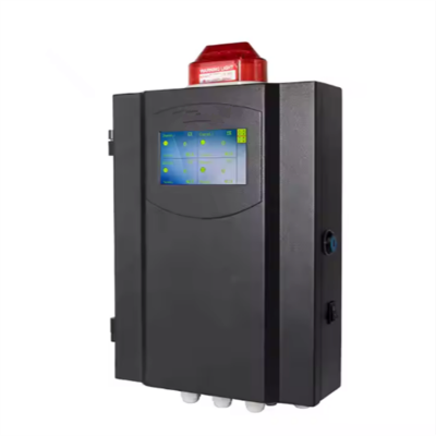 Musktool-RS485/4-20mA Fixed Gas Detector CL2 O2 NH3 Touch Screen Gas Alarm Controller Personal Alarm