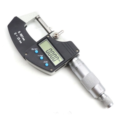Musktool-CTM025-0-25MM0-1 2-way Electronic Digital Outside Micrometer with Laser Engraved Scale and Carbide Tipped