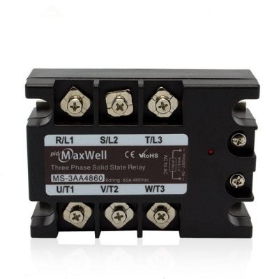 Musktool-Maxwell High Power 60amps AC Three Phase SSR MS-3AA4860 with Epoxy Protection Feature Product Category Relays