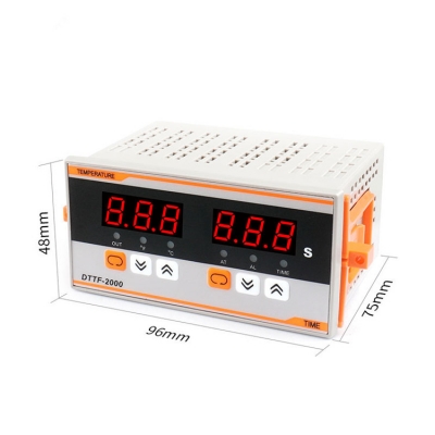 Musktool-DTTF-2000 Essential Temperature Controller with Timer Plastic Instrument for Heat Press Machine OEM and ODM Supported